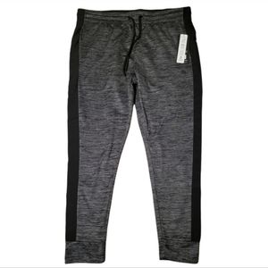 RBX Men's Tapperd Jogger‎ Fleece Active Pants Black Gray XL NWT